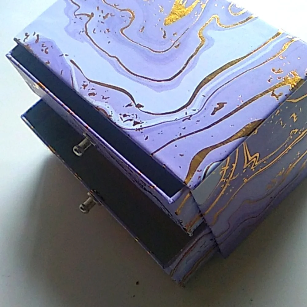 Purple Jewely Holder with Drawers